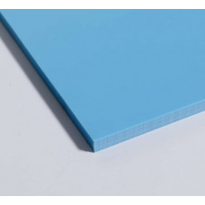 Полипропилен листовой монолитный голубой PP 3х1500х3000 мм